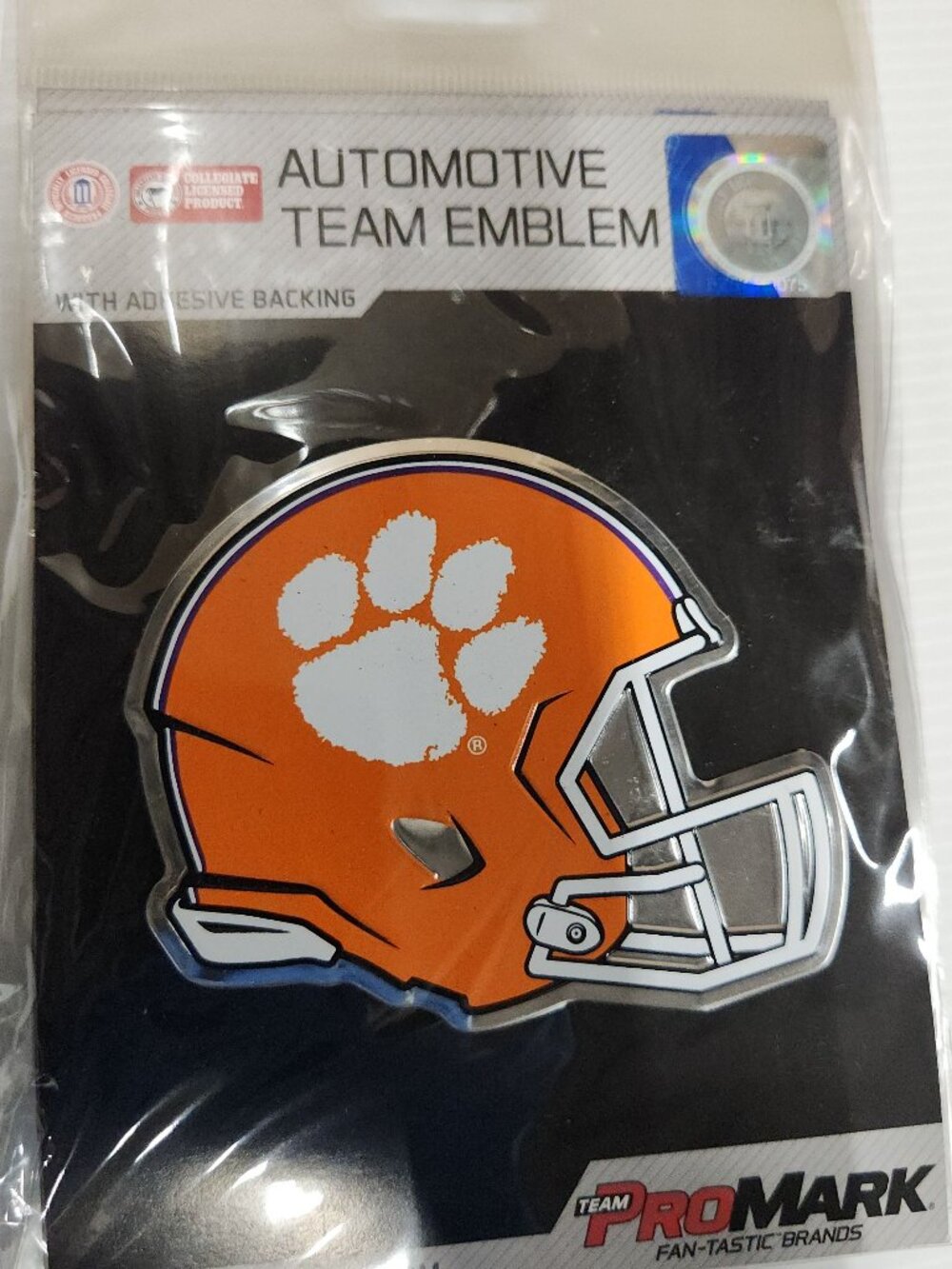 3pk Team Promark Clemson Tigers Automotive Team Emblem Decal Set Orange 143